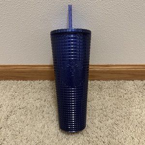 Starbucks Cobalt Grid Cold Cup (24 oz) NWT